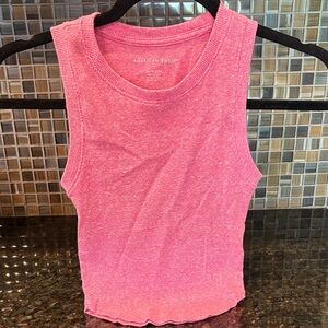 American Eagle Outfitters Vibrant Pink Sleeveless Top